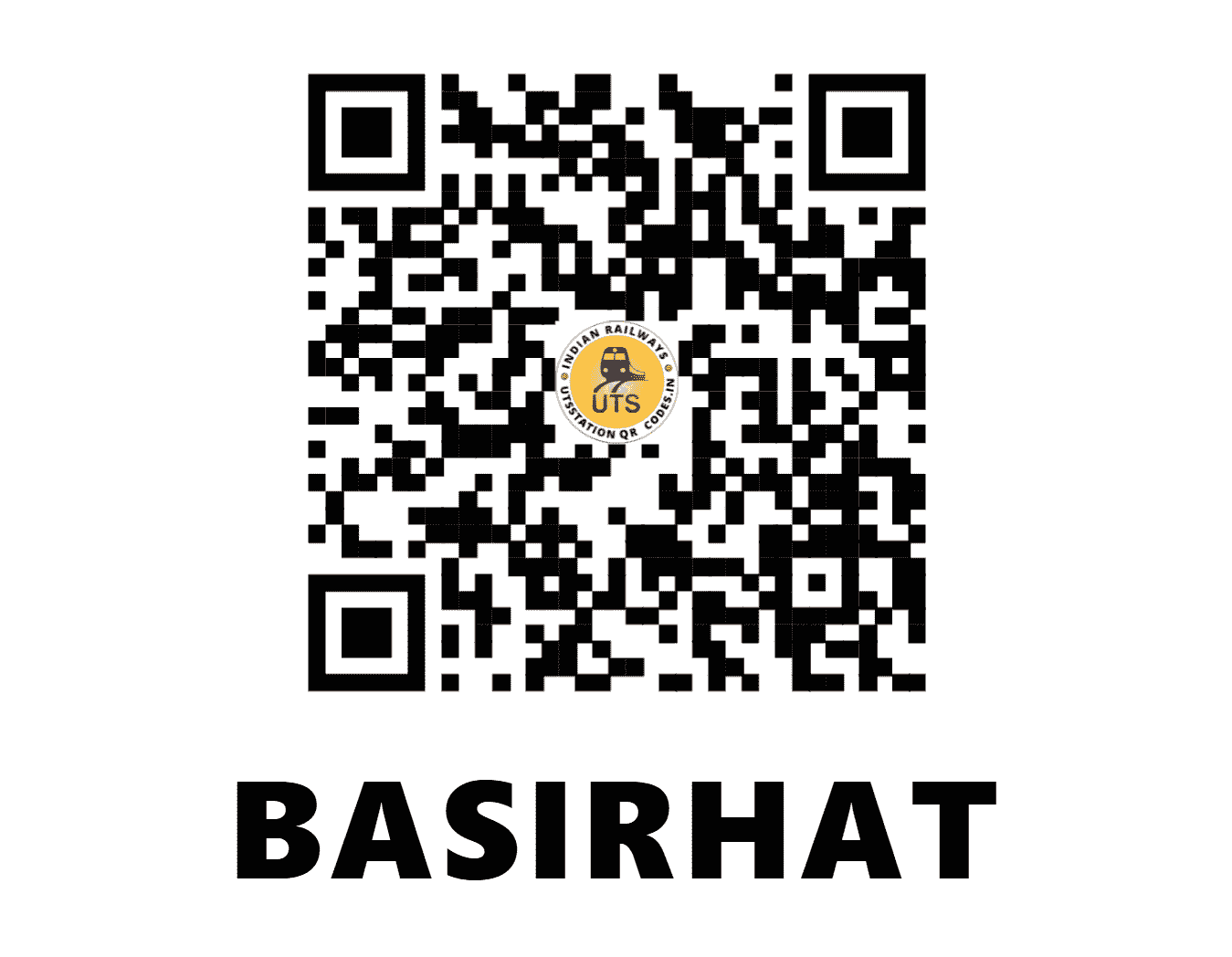 UTS QR Code for BASIRHAT - BSHT - ER (WEST BENGAL)
